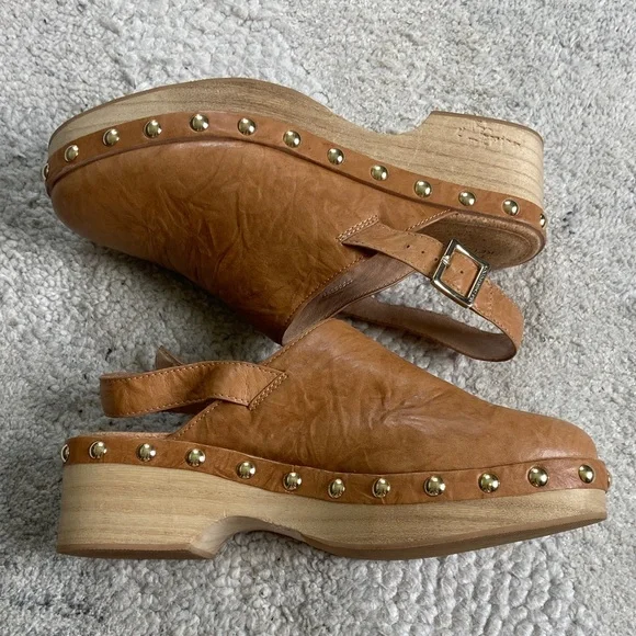 NOT FOR SALE Kelsi Dagger Warehouse Slingback Wooden Clog - Picture 7 of 11